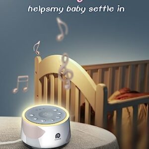 Dreamegg D1 Pro White Noise Sound Machine, 3-in-1 Baby Soother Sound Machine Separate Night Light, 29 HiFi Sounds, Noise Machine for Sleeping & Relaxation for Adults Baby Registry Gift (D1 Upgraded)