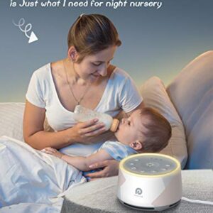 Dreamegg D1 Pro White Noise Sound Machine, 3-in-1 Baby Soother Sound Machine Separate Night Light, 29 HiFi Sounds, Noise Machine for Sleeping & Relaxation for Adults Baby Registry Gift (D1 Upgraded)