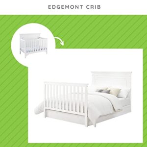 Full Size Conversion Kit Bed Rails for Baby Relax Collins, Colton, Edgemont, Hathaway & Miles Cribs - White