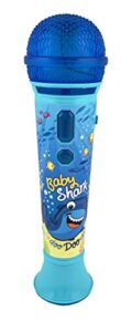 baby shark singalong microphone for kids, toy microphone with built-in music and flashing lights, baby shark toy for kids aged 3 and up