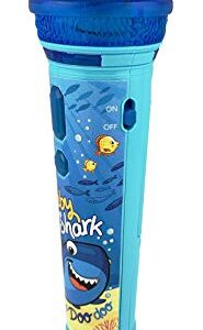 Baby Shark Singalong Microphone for Kids, Toy Microphone with Built-in Music and Flashing Lights, Baby Shark Toy For Kids Aged 3 and Up