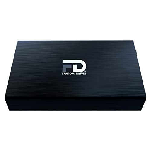 Fantom Drives 16TB External Hard Drive HDD, GFORCE 3 Pro 7200RPM, USB 3.0 + eSATA, Aluminum, Fanless, On/Off Switch, Black, GFP16000EU3