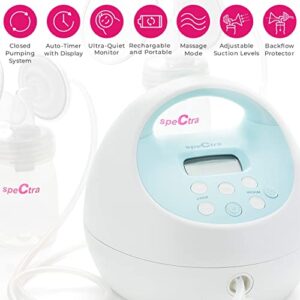 Spectra - S1 Plus Electric Breast Milk Pump with Tote Bag, Breast Milk Bottles and Cooler for Baby Feeding