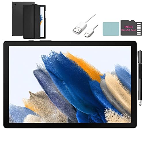 SAMSUNG Galaxy Tab A8 10.5-inch Touchscreen (1920x1200) Wi-Fi Tablet Bundle, Octa-Core Processor, 3GB RAM, 32GB Memory, Bluetooth, 128GB MicroSD Card, Android 11 OS