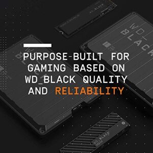 WD_BLACK 5TB P10 Game Drive - Portable External Hard Drive HDD, Compatible with Playstation, Xbox, PC, & Mac - WDBA3A0050BBK-WESN