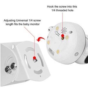 Adjustable Angle Wall Mount for Arlo Baby Monitor, Motorola Baby Monitor and Most Universal Monitors Camera, Aluminum Alloy Material