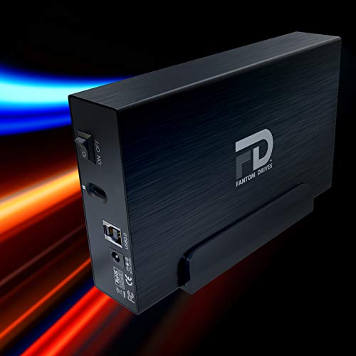 Fantom Drives 16TB External Hard Drive HDD, GFORCE 3 Pro 7200RPM, USB 3.0, Aluminum, Fanless, On/Off Switch, Black, GF3B16000UP