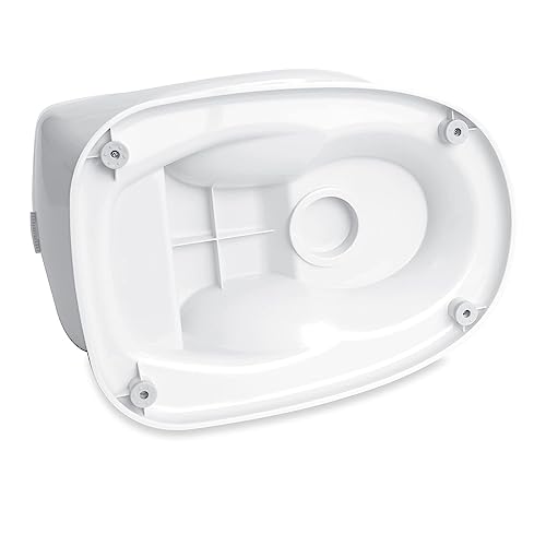 Nuby My Real Potty Training Toilet with Life-Like Flush Button & Sound for Toddlers & Kids, White