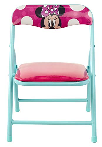 Jakks Pacific Minnie Jr Activity Table Set with One Chairs ,Teal and Red