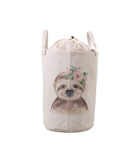 lifecustomize large laundry basket hamper cute baby sloth collapsible drawstring storage baskets nursery baby