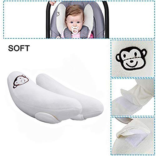 Adjustable Infants and Baby Neck Head Support,U-Shape Children Travel Pillow Cushion for Car Seat,Offers Protection Safety for Kids