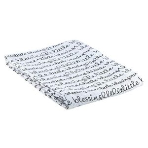 stephan baby viscose + cotton swaddle blanket, little blessings