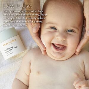 Evereden Nourishing Baby Face Cream 1.7 oz | Fragrance-Free & Non-Toxic | Plant-Derived Ingredients