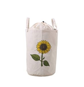 lifecustomize large laundry basket hamper cartoon sunflower leaf collapsible drawstring storage baskets nursery baby