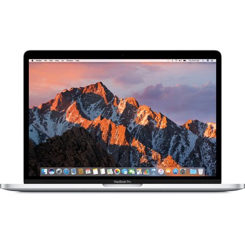 Apple 13in MacBook Pro, Retina Display, 2.3GHz Intel Core i5 Dual Core, 16GB RAM, 128GB SSD, Silver, MPXQ2LL/A (Renewed)