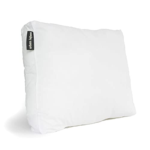 Urban Infant Toddler Pillow - 13”x 17” - Machine-Washable Cotton - Kids First Pillow Transition to Bed