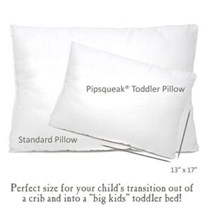 Urban Infant Toddler Pillow - 13”x 17” - Machine-Washable Cotton - Kids First Pillow Transition to Bed