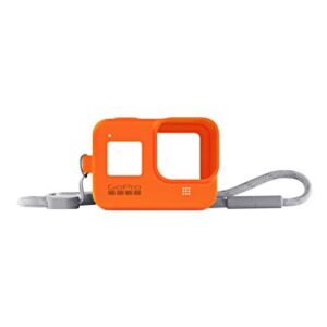 GoPro Sleeve + Lanyard (HERO8 Black) Hyper Orange - Official GoPro Accessory