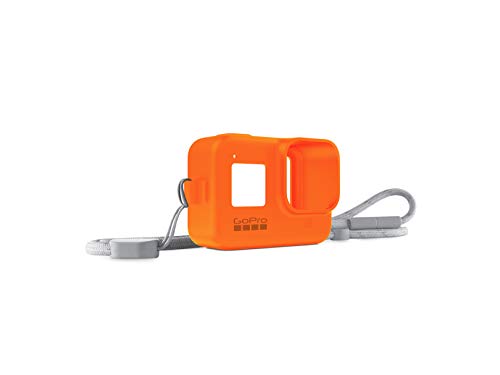 GoPro Sleeve + Lanyard (HERO8 Black) Hyper Orange - Official GoPro Accessory