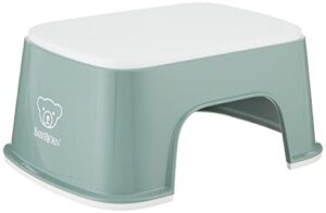 babybjörn step stool, deep green/white