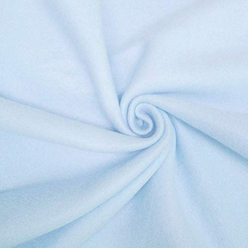 30x40 Fleece Baby Nursery Blanket with Satin Trim for Boys, Girls, and Unknown Gender Baby (Blue)