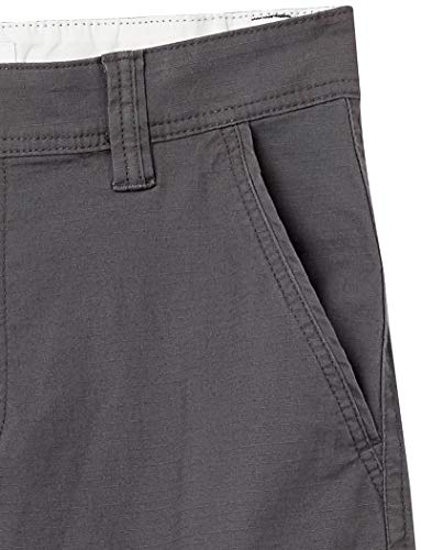 Amazon Essentials Men's 10” Lightweight Ripstop Stretch Cargo Short, Dark Grey, 32