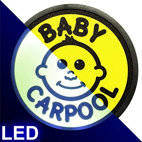 LED Baby Carpool Sign by Baby Heart, LED Baby on Board