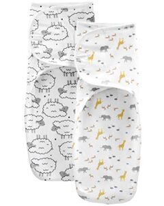 simple joys by carter's baby 2-pack swaddle blankets