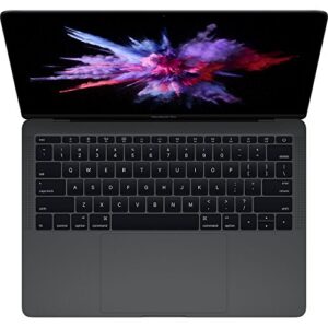 apple macbook pro mll42ll/a, intel core i5-6360u 2.0ghz, 16gb ram, 256gb ssd, 13.3" space gray (renewed)