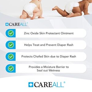 CareALL 15 oz Zinc Oxide 20% Skin Protectant Barrier Ointment Provides Relief and Treatment of Diaper Rash and Chafing. Helps Seal Out Wetness.