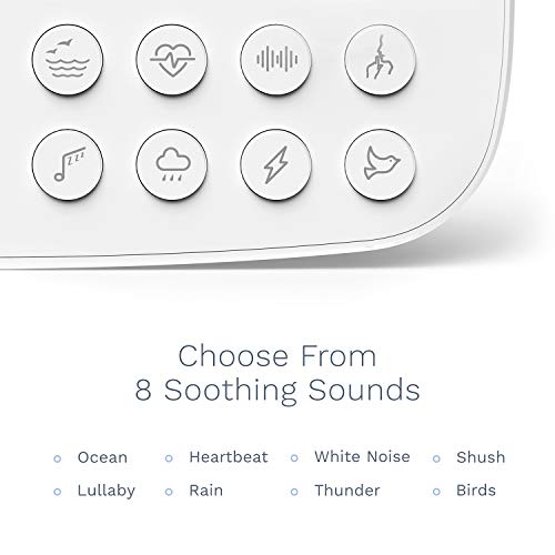 hOmeLabs Portable White Noise Machine - 8 Surprisingly Soothing Sounds for Sleep, Slumber, Siesta or Snooze