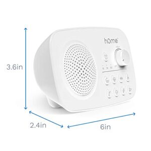 hOmeLabs Portable White Noise Machine - 8 Surprisingly Soothing Sounds for Sleep, Slumber, Siesta or Snooze