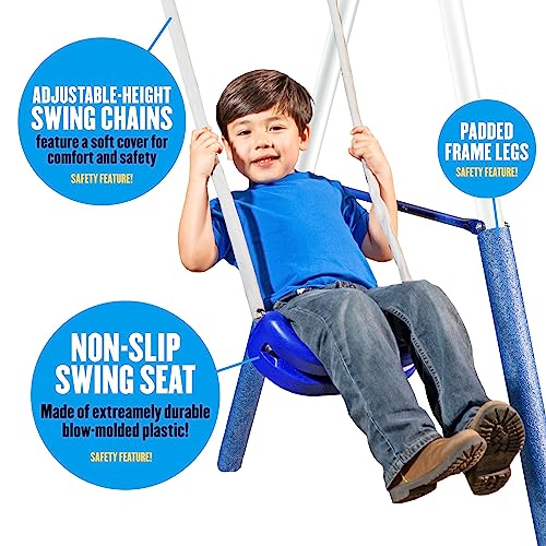 XDP Recreation Fun Forever Swing Set, Gray