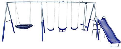 XDP Recreation Fun Forever Swing Set, Gray