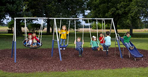 XDP Recreation Fun Forever Swing Set, Gray