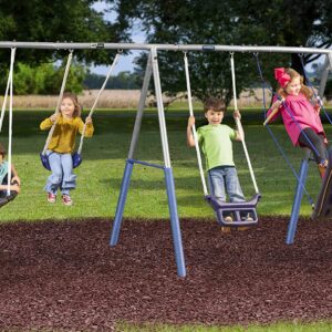 XDP Recreation Surf N Swing'in Swing Set, Gray