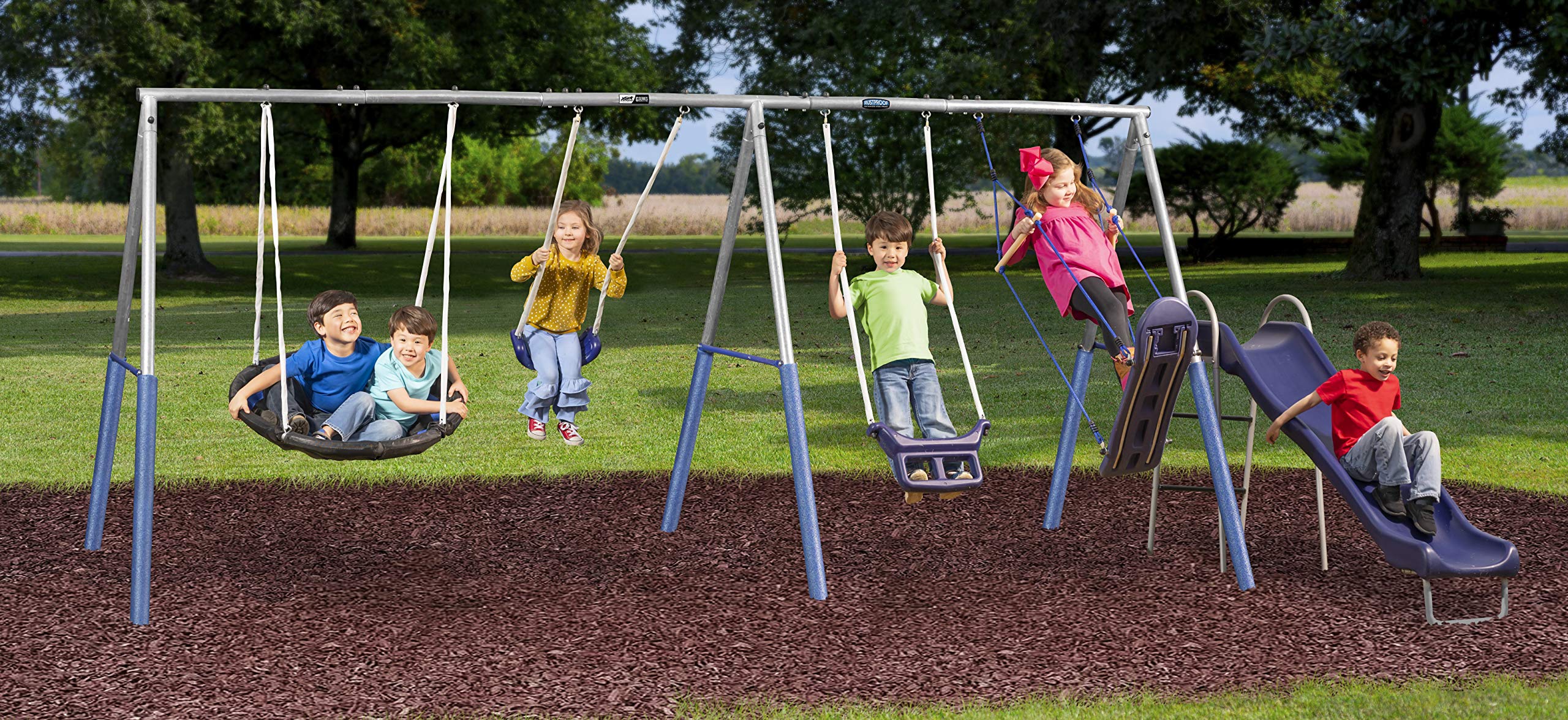 XDP Recreation Surf N Swing'in Swing Set, Gray