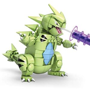 ​MEGA Pokémon Tyranitar building set with 396 compatible bricks and pieces, toy gift set