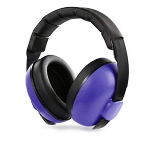 baby ear protection noise cancelling headphones, comfortable and adjustable noise reduction earmuffs, infants hearing safe protect headphone, for concerts fireworks, 0 - 5 years baby and kids (purple)