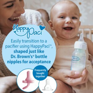 Dr. Brown's Natural Flow Baby Bottle Narrow Nipple - Transition Level T - 6pk - 0m+