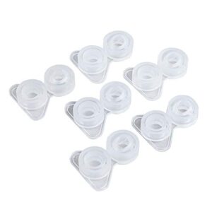 re play 6pk of one piece silicone replacement valves no spill cups