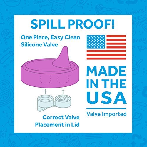 Re Play 6pk of One Piece Silicone Replacement Valves No Spill Cups