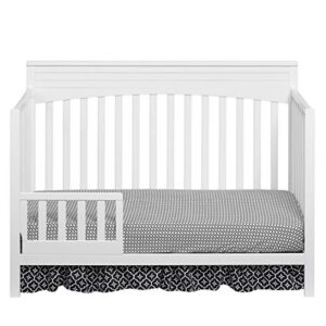 Oxford Baby Harper 4-in-1 Convertible Crib, Snow White, GreenGuard Gold Certified