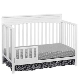 Oxford Baby Harper Crib to Toddler Bed Guard Rail Conversion Kit, Snow White, GreenGuard Gold Certified