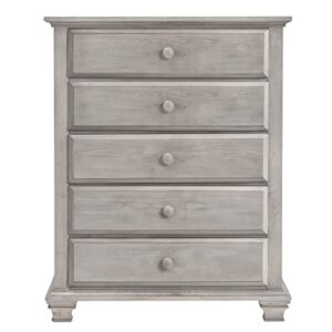 Oxford Baby Kenilworth 5 Drawer Chest Stone Wash