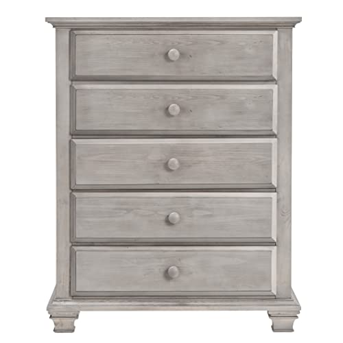 Oxford Baby Kenilworth 5 Drawer Chest Stone Wash