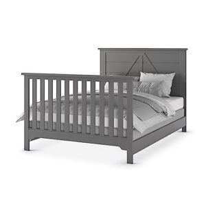 Forever Eclectic Woodland 4-in-1 Convertible Baby Crib, Brushed Pebble