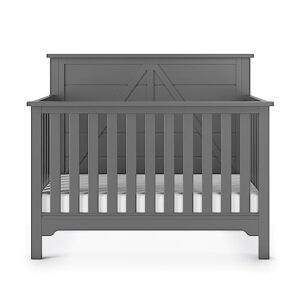 Forever Eclectic Woodland 4-in-1 Convertible Baby Crib, Brushed Pebble