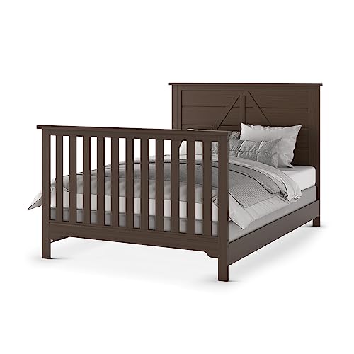 Forever Eclectic Woodland 4-in-1 Convertible Baby Crib, Brushed Truffle