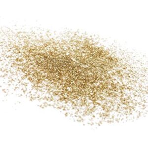 Extra Fine Biodegradable Glitter for Body Decoration, Cosmetics, Crafts, DIY Projects. Made from Plant Cellulose, Earth Friendly (1/4 Ounce, Bronze)